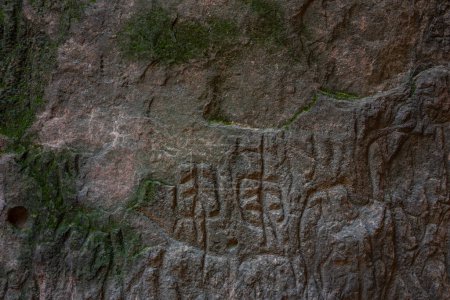Qobustan petroglyph reserve in Azerbaijan