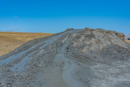 Qobustan mud volcanoes in Azerbaijan