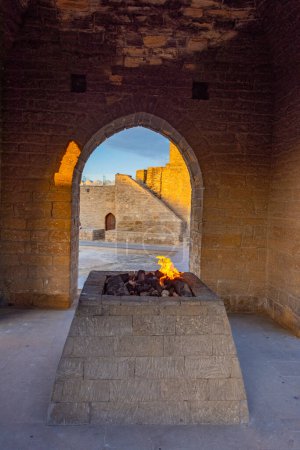 Temple du Feu Zoroastrien Atechgah en Azerbaïdjan