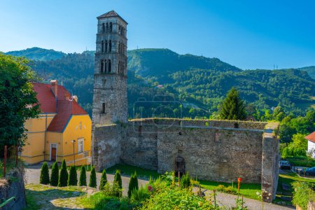 Photo for Church of St. Mary with the tower of St. Luke in Bosnian town Jajce - Royalty Free Image