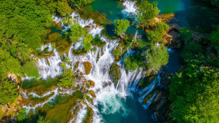 Foto de Grandes cascadas de Una en Bosnia y Herzegovina - Imagen libre de derechos