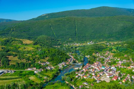 Téléchargez les photos : Ville de Kulen Vakuf en Bosnie-Herzégovine - en image libre de droit