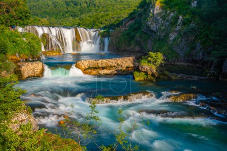 Strbacki buk waterfall in Bosnia and Herzegovina