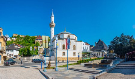 Foto de Mezquita Esma Sultana en la ciudad bosnia de Jajce - Imagen libre de derechos