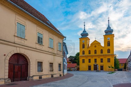 Iglesia de San Miguel en la ciudad croata Osijek