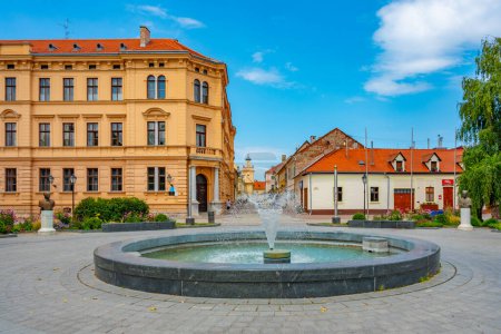 Fußgängerzone in der Altstadt von Osijek, Kroatien