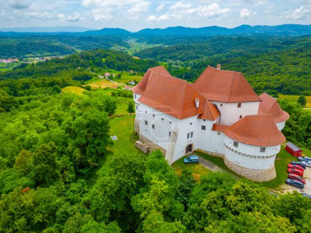 Château de Veliki Tabor dans la région de Zagorje en Croatie