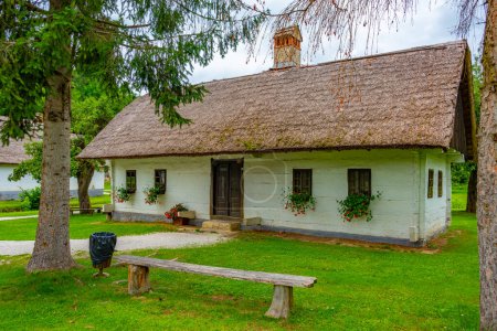 Photo for Historical houses in Croatian ethno village Kumrovec - Royalty Free Image