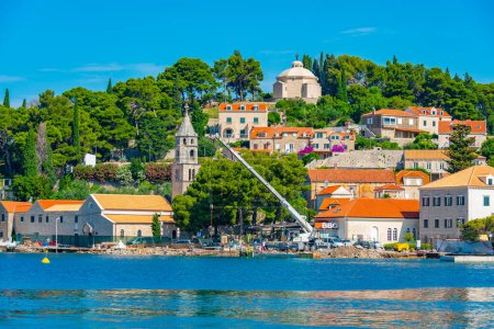 Panorama balnéaire de la ville croate Cavtat