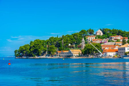 Foto de Panorama costero de la ciudad croata Cavtat - Imagen libre de derechos