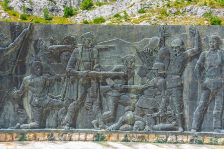 Tabor monument at peljesac peninsula in Croatia