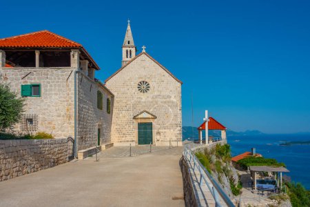 Téléchargez les photos : Monastère et église de Notre-Dame des Anges à Orebic, Croatie - en image libre de droit