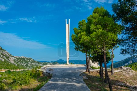Tabor monument at peljesac peninsula in Croatia
