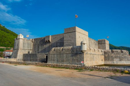 Kastio fortress in Croatian town Ston