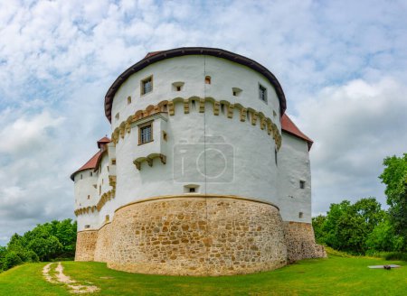 Castillo Veliki Tabor en la región de Zagorje, Croacia