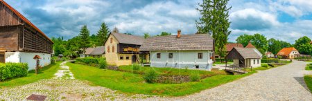 Historical houses in Croatian ethno village Kumrovec