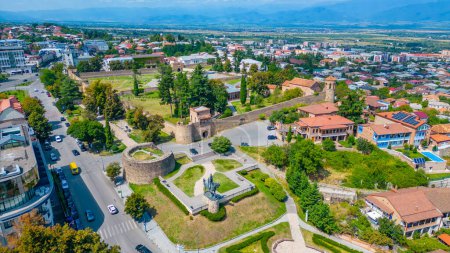 Vista panorámica de la fortaleza de Telavi, Georgia