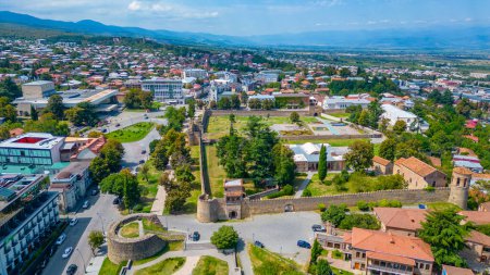 Panorama view of Telavi fortress, Georgia