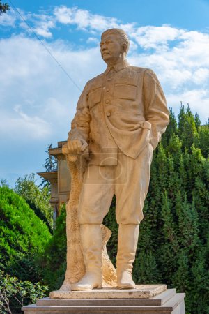 Photo for Statue of Josif Stalin in Gori, Georgia - Royalty Free Image