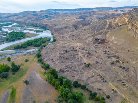 Sitio arqueológico de Uplistsikhe desde la edad de hierro en Georgia