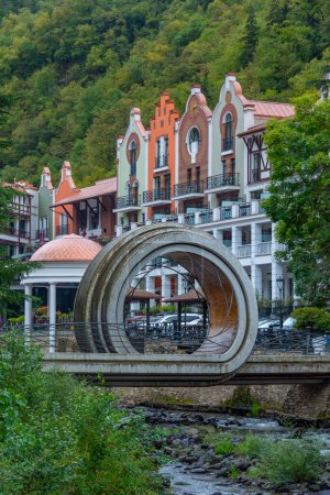 Luxurious hotels at Georgian spa town Borjomi