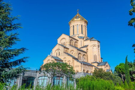 Foto de Catedral de la Santísima Trinidad de Tiflis en Georgia - Imagen libre de derechos