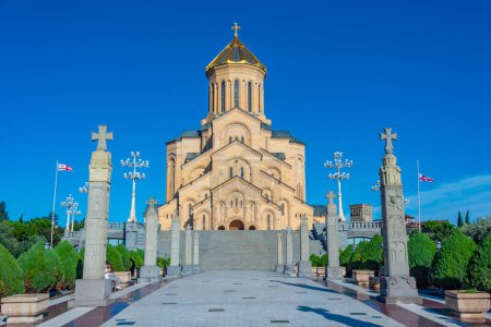 Foto de Catedral de la Santísima Trinidad de Tiflis en Georgia - Imagen libre de derechos