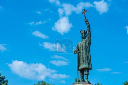 Esteban el Grande Monumento en la capital moldava Chisinau
