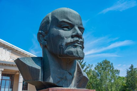 Photo for Statue of Lenin in Moldovan village Hagimus - Royalty Free Image