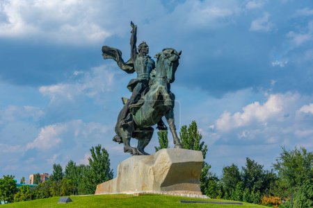 Foto de Monumento a Suvorov en la ciudad moldava Tiraspol - Imagen libre de derechos
