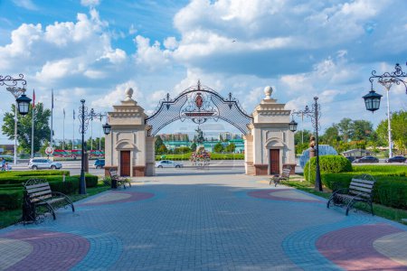 Photo for Catherine the Great Gates in Tiraspol, Moldova - Royalty Free Image