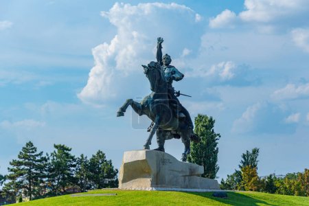 Foto de Monumento a Suvorov en la ciudad moldava Tiraspol - Imagen libre de derechos