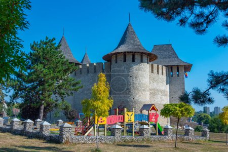 Soroca fortress viewed during a sunny summer day in Moldova