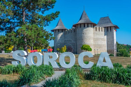 Forteresse de Soroca vue lors d'une journée ensoleillée en Moldavie