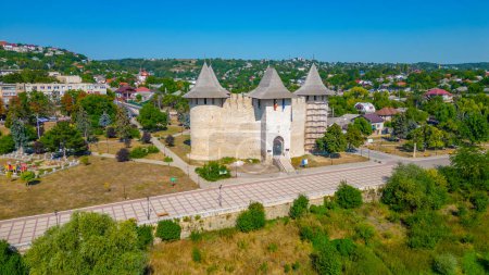Forteresse de Soroca vue lors d'une journée ensoleillée en Moldavie