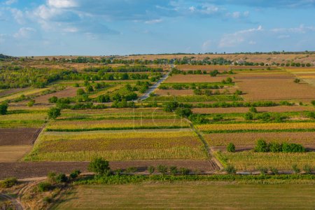 Moldawische Landschaft an einem sonnigen Tag