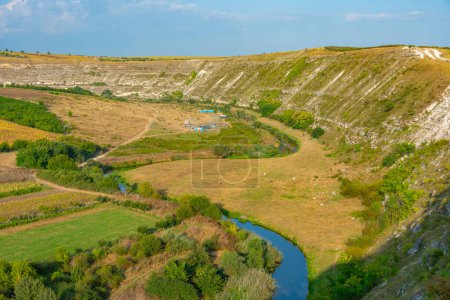 Landscape of Orheiul Vechi National park in Moldova