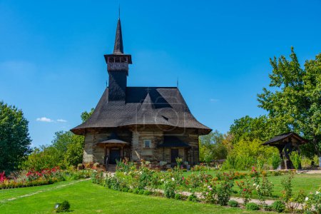 Die kleine Kirche im Dorfmuseum in Chisinau, Moldawien