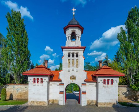Summer day at Curchi monastery in Moldova