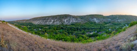Vue panoramique du village de Butuceni en Moldavie