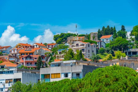 Téléchargez les photos : Vue Aérienne de Herceg Novi au Monténégro - en image libre de droit