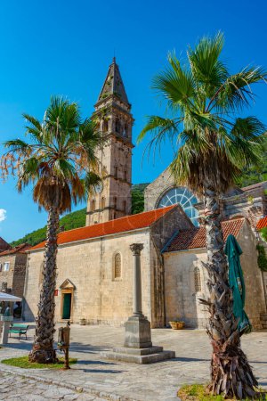 Foto de Iglesia de San Nicolás en Perast, Montenegro - Imagen libre de derechos