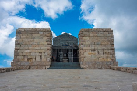 Photo for Njegos mausoleum at Lovcen National Park in Montenegro - Royalty Free Image