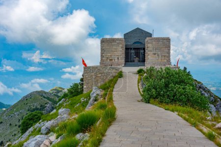 Njegos-Mausoleum im Lovcen-Nationalpark in Montenegro