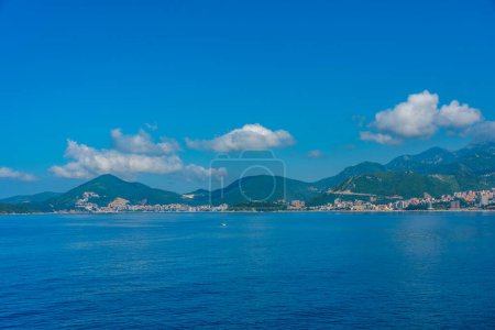 Photo for Panorama view of Budva and Adriatic coast in montenegro - Royalty Free Image