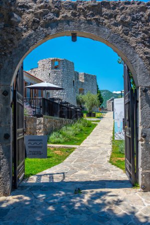Photo for Besac fortress over Skadar lake in Montenegro - Royalty Free Image