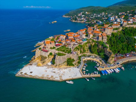 Panorama von Ulcinj in Montenegro