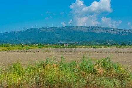 Foto de Día de verano en Ulcinj salines en montenegro - Imagen libre de derechos