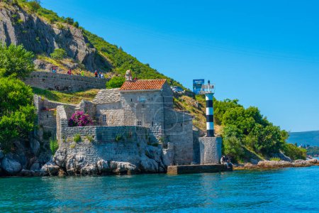Fort Verige in der Bucht von Boka Kotorska in Montenegro