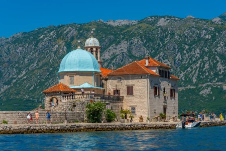 Church of Our Lady of Skrpjela near Perast in Montenegro